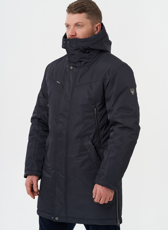 Мужской пуховик с капюшоном